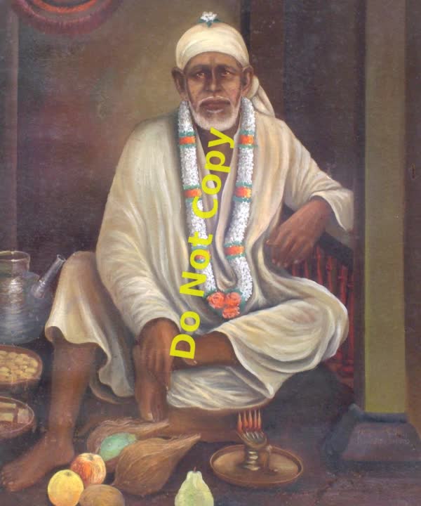 Original Portrait of Shrdi Sai Baba by Jaykar